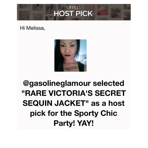 π NWOT VICTORIA'S SECRET SEQUIN JACKET - Picture 7 of 7